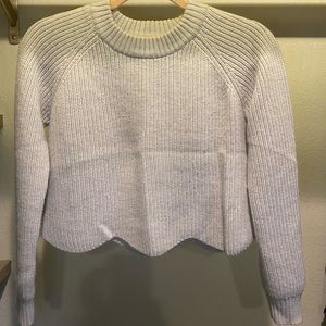 Wilfred Marino Wool scallop bottom grey sweater, xs. In excellent condition!